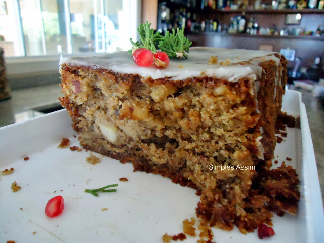 Esse Bolo de frutas tem o gostinho de Natal