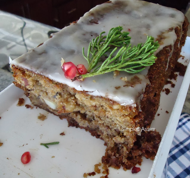 Esse Bolo de frutas é ideal para o Natal