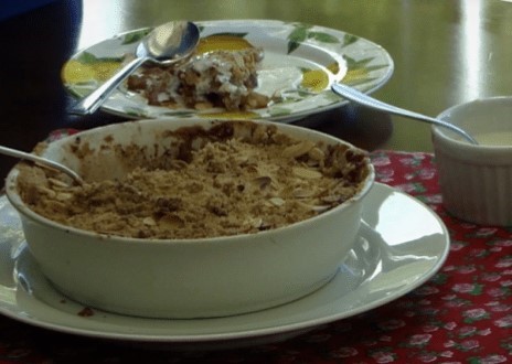 Esse crumble de maçã é fácil e muito gostoso