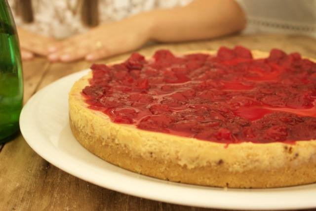 cheesecake de morango