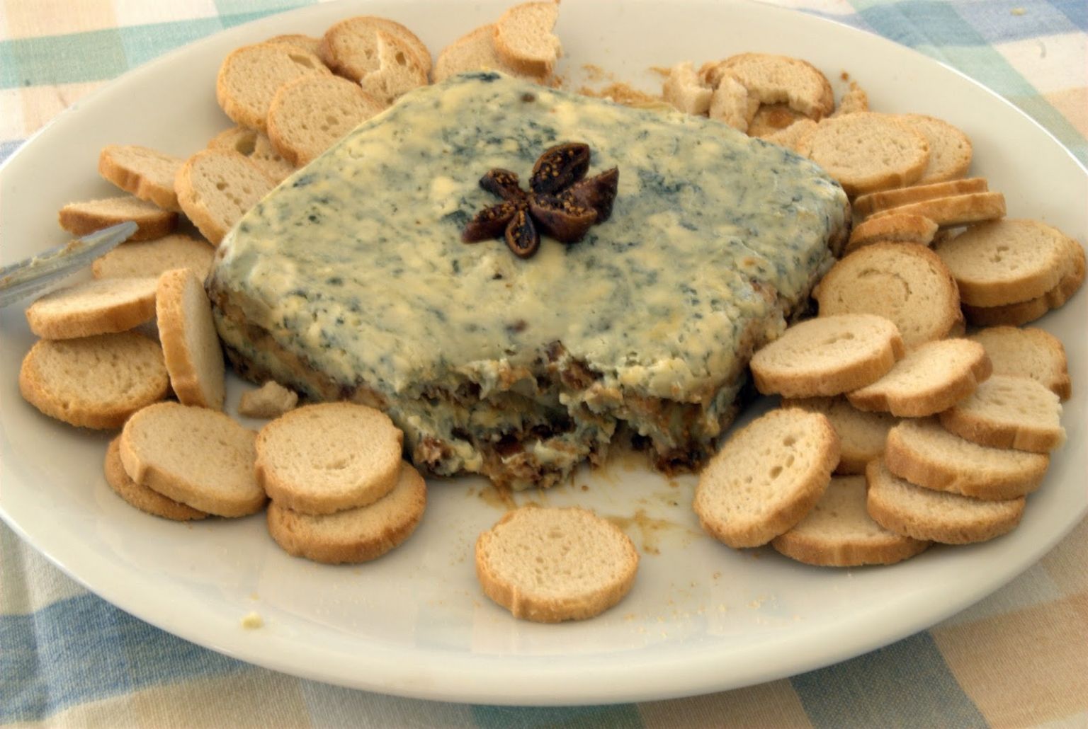Terrine de figos e roquefort bonita e gostosa Simples Assim