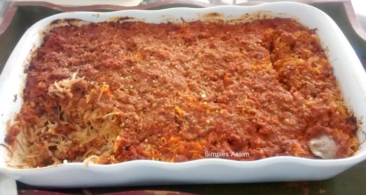 Um só prato e uma refeição completa - Arroz com cabelo de anjo e berinjela