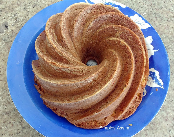 Para os dias de pressa - Bolo de laranja inteira