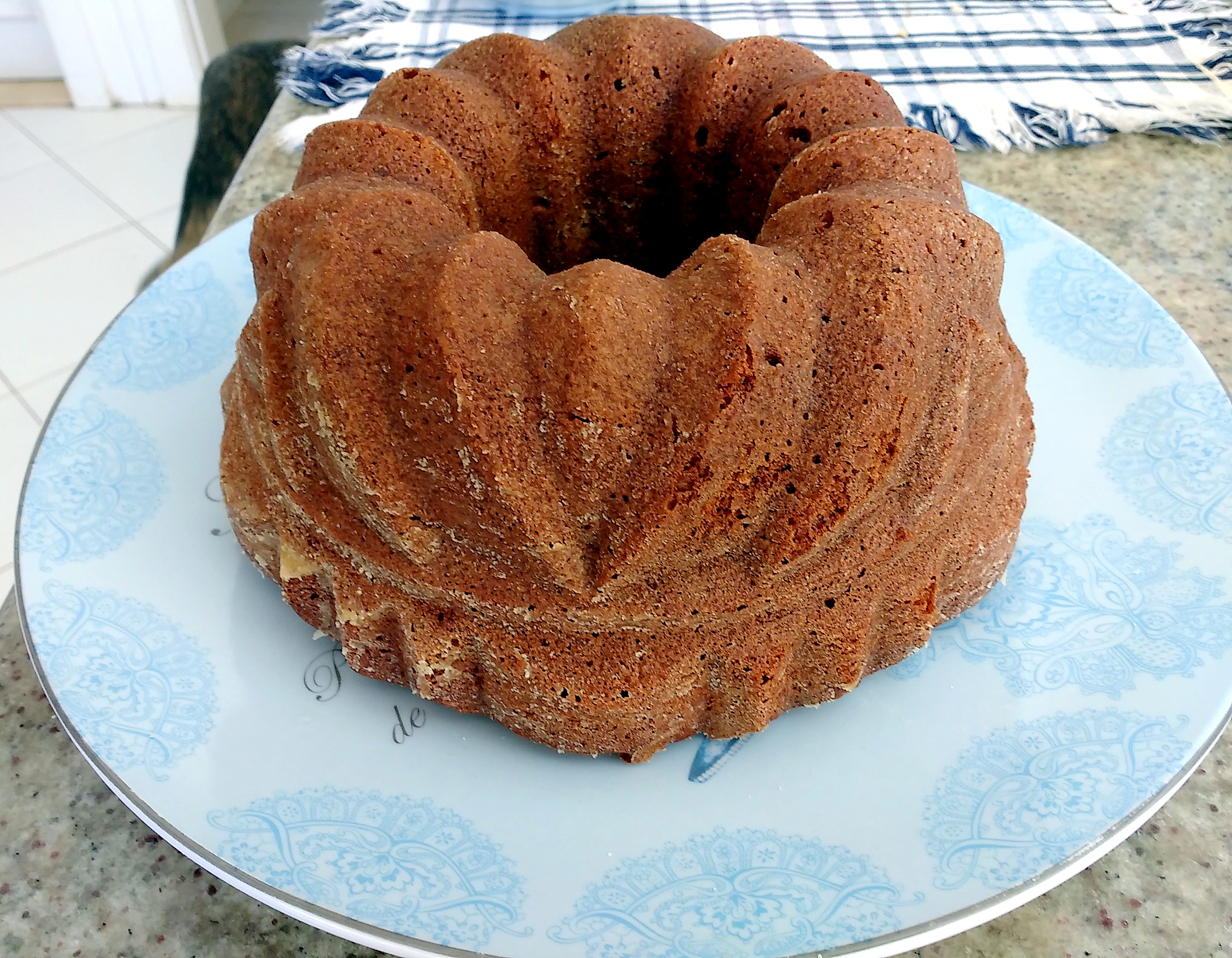 bolo de caramelo sem a cobertura