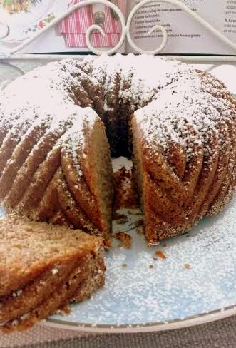 bolo de banana com chocolate e leite condensado