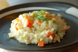 risoto de brie e legumes jpg