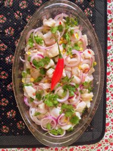 Esse ceviche de linguado é uma ótima opção de entrada leve e saudável.