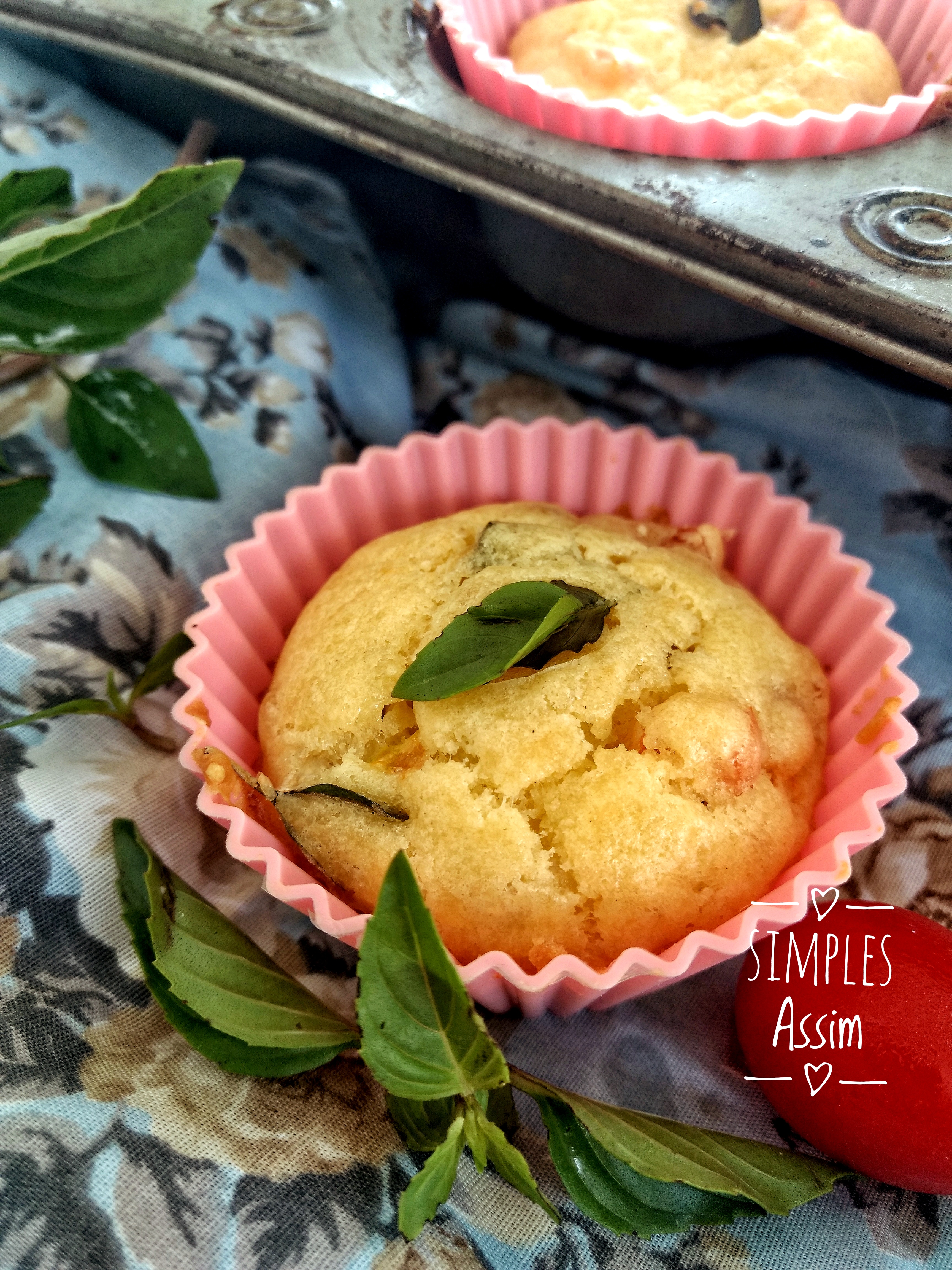 Muffin margherita sem gluten