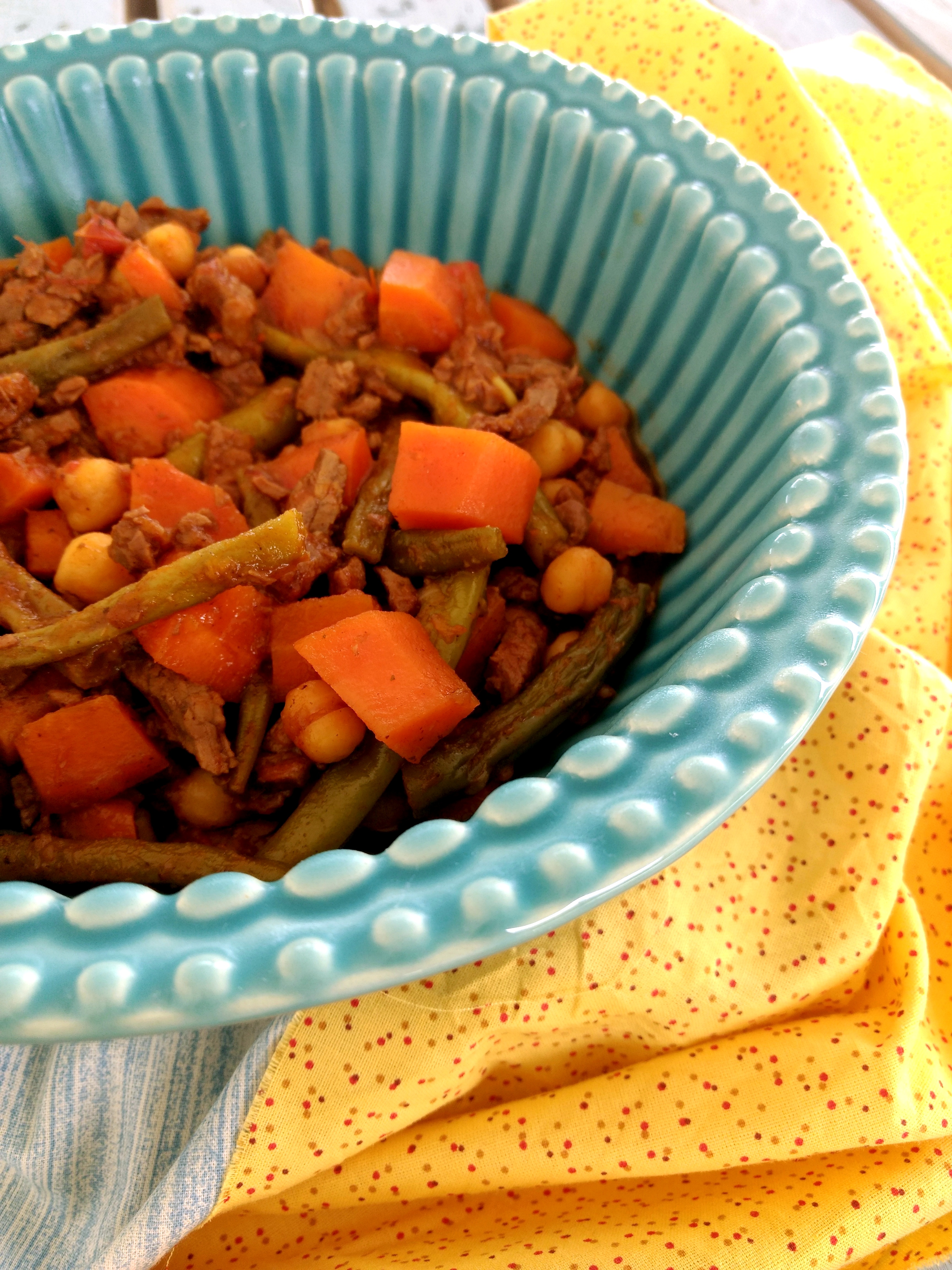 Picadinho com legumes