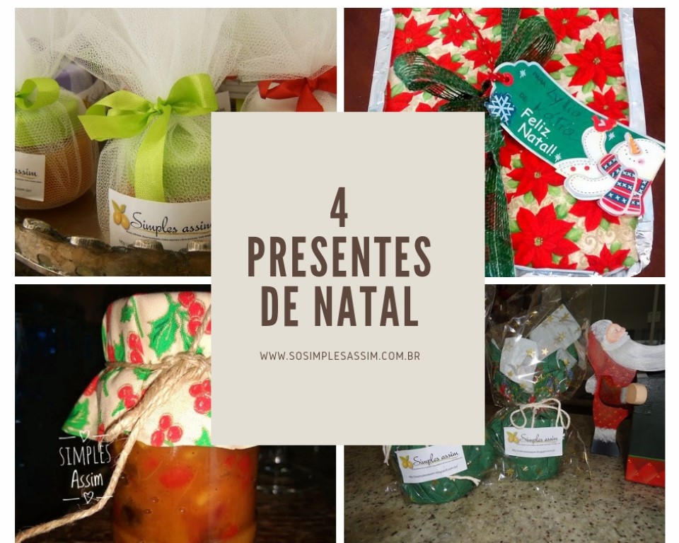 Sugestões para 4 presentes de Natal