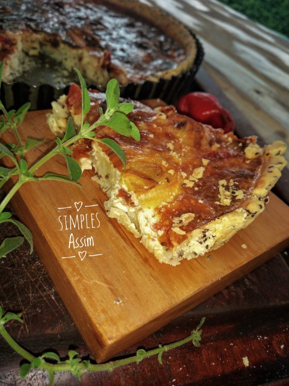 Essa Quiche de alho poró é deliciosa e não leva glúten