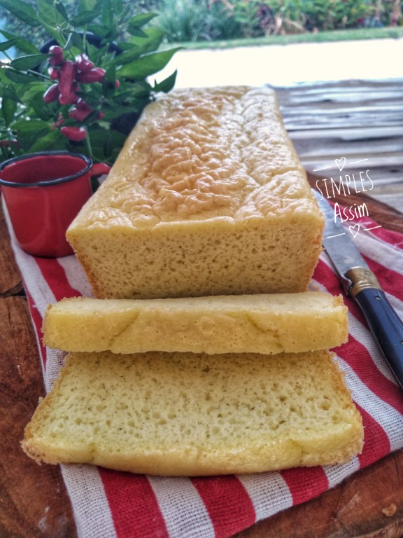 Pão de arroz não leva glúten e fica muito gostoso